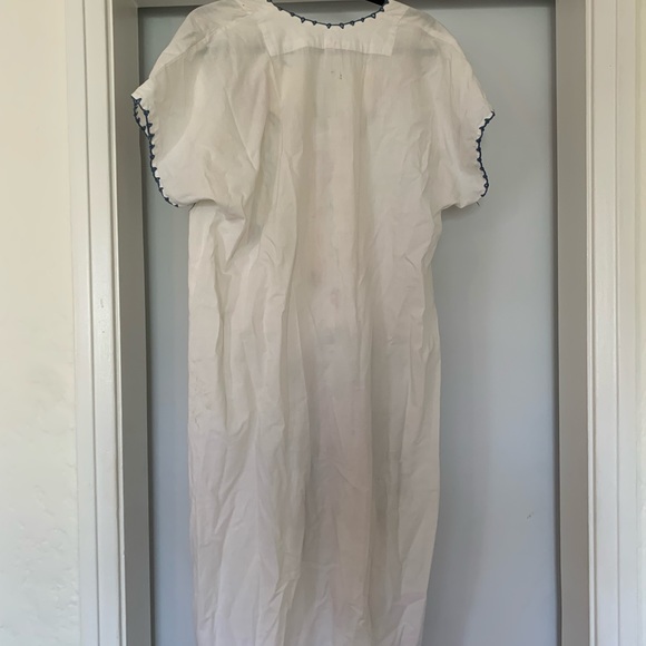 Vintage Poplin Embroidered Dress - Picture 7 of 7